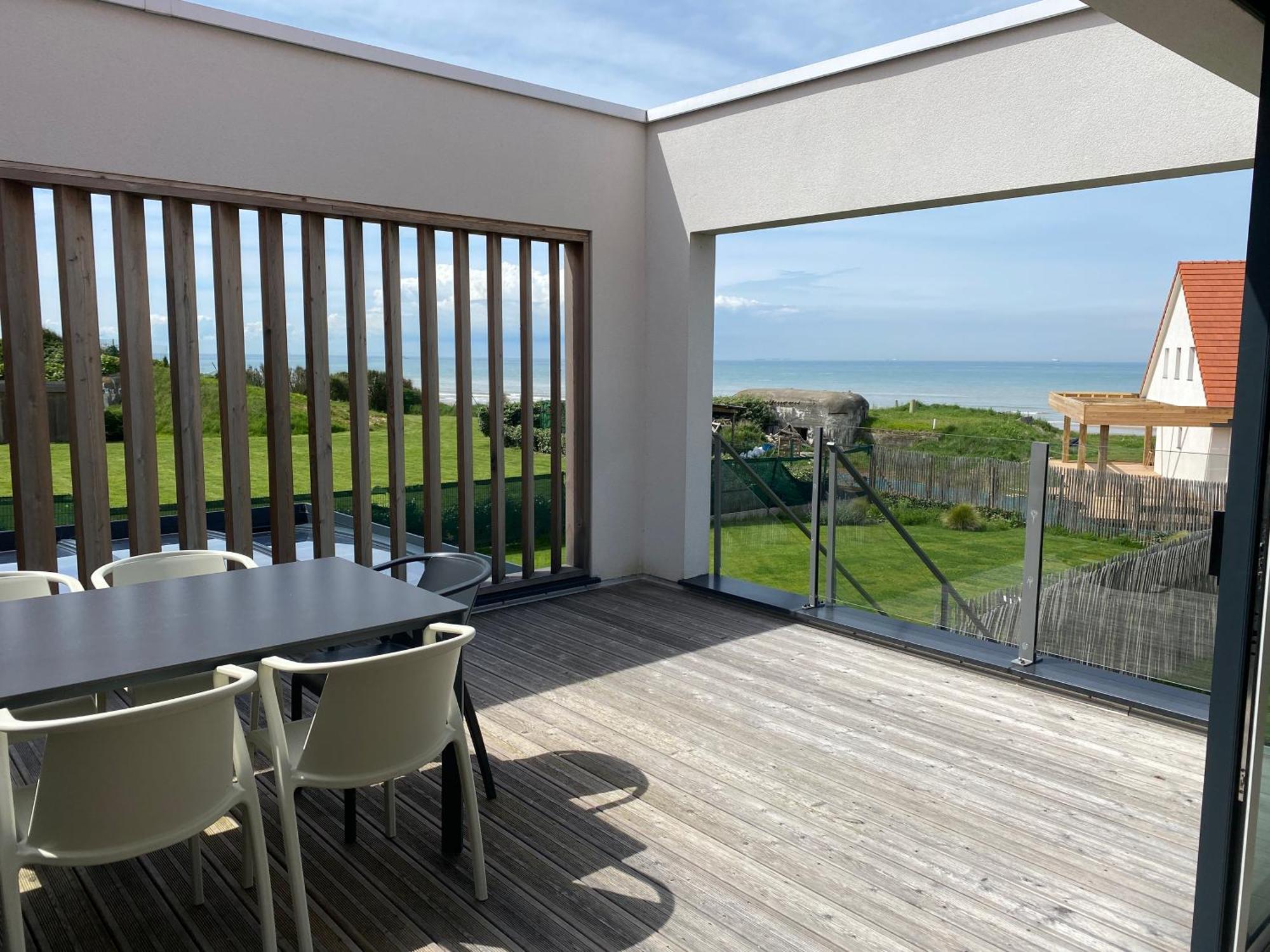 B&B Sangatte-Calais - Terrasse Vue Mer - 2 Min A Pied De La Plage Esterno foto